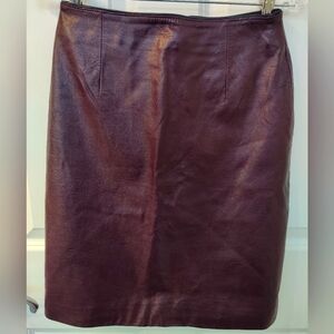 Sexy Leather Skirt 4